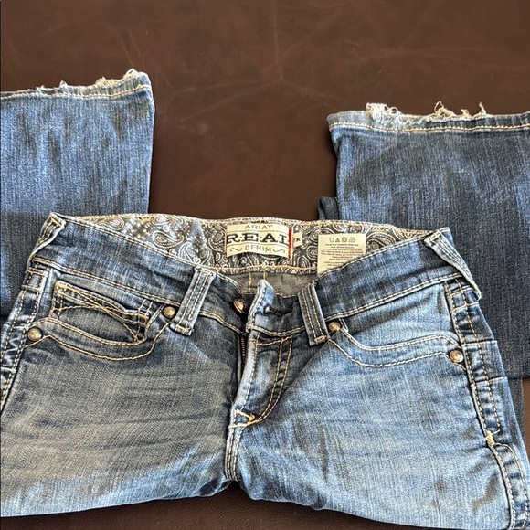 Ariat Pants - Ariat Blue Boot Cut Jeans with Vintage Wash